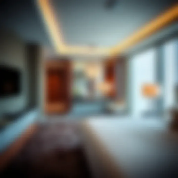 Lavish Accommodations at Vdara Luxurious guest suite at Vdara showcasing modern amenities