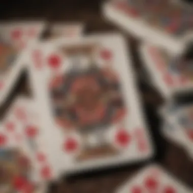 Historical representation of Vegas brand playing cards