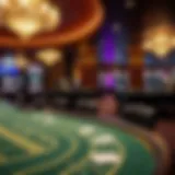 Luxurious casino experience showcasing elegant gaming setups
