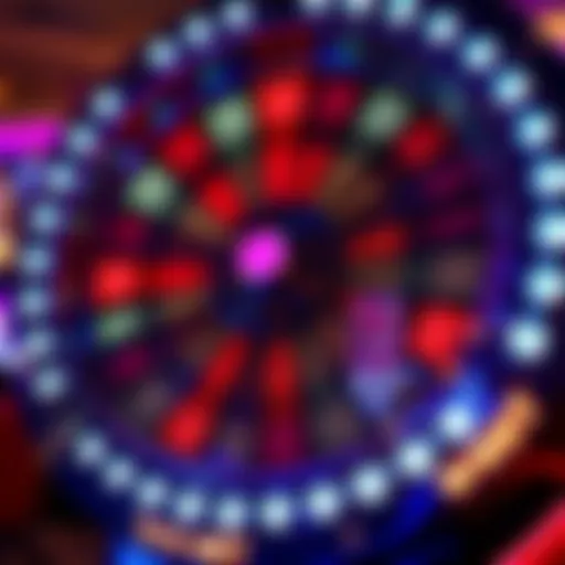 Detailed view of the Wynn Bet Spin Wheel showcasing its vibrant design